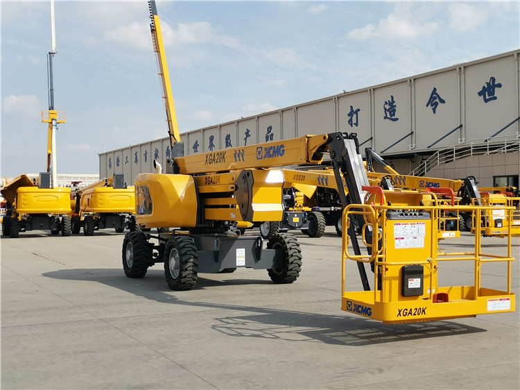 XCMG official 20m aerial work platform XGA20K mobile hydraulic new articulated boom lift price